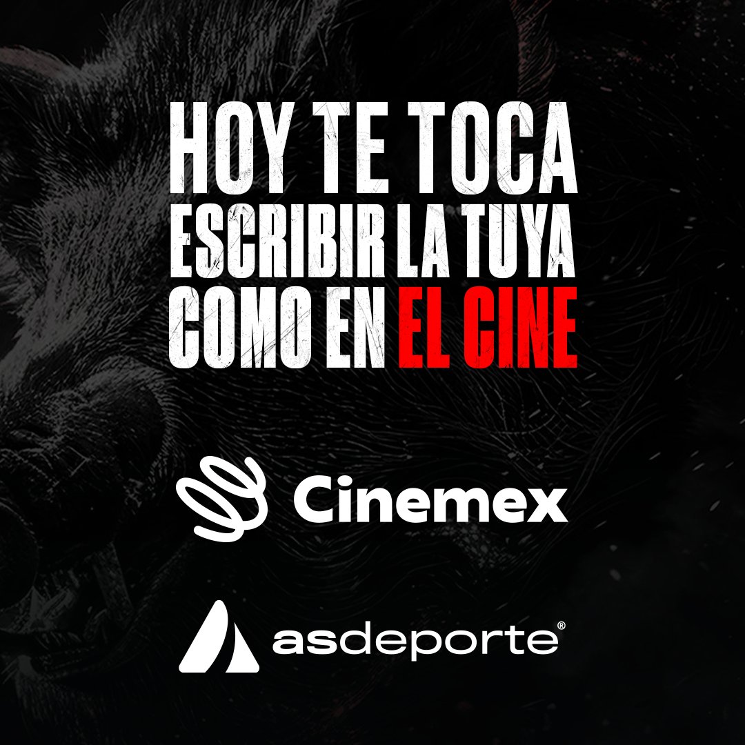 Lo que muchos ven en pantalla, tú lo estás viviendo.​
Spartan México y Cinemex se unen para recordarte que hay historias que no se cuentan...​
Se corren.​
#SpartanMx #Cinemex #CorreTuHistoria #Aroo