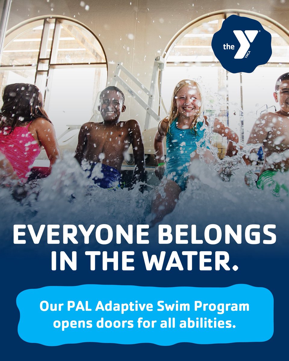 GreaterProvYMCA's tweet image. Everyone belongs in the water! 🌊

Our PAL, Partners in Adaptive Learning, provides individualized instruction for all abilities in a supportive environment.

1:1 classes, trained instructors, inclusive community.

Join us today! bit.ly/GPYSwimLessons

#AdaptiveSwim #PALProgram