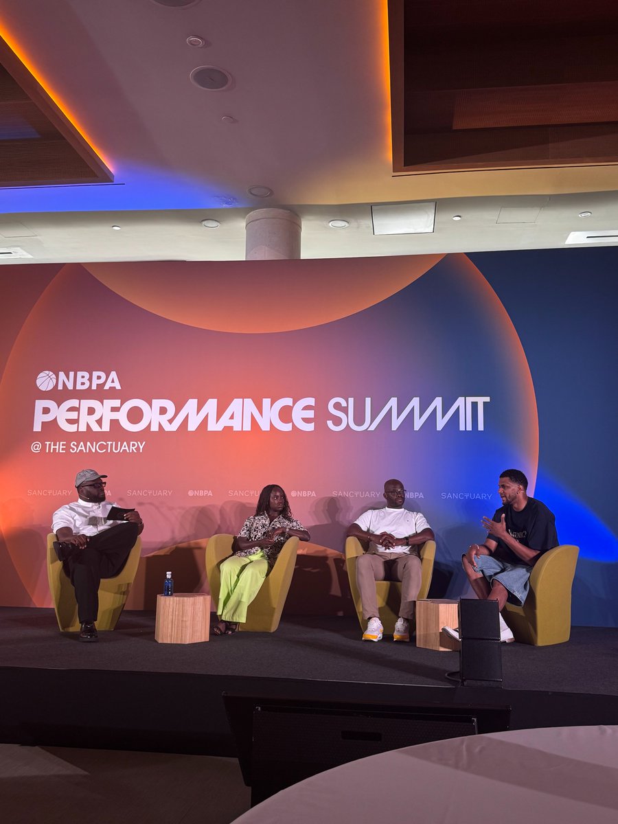 etienneboutan's tweet image. Had an amazing time attending the NBPA Performance Summit at the Sanctuary with @toups_33  and exploring the latest developments in the sports performance and tech space.

Thanks again to our friends at the @TheNBPA for the invite @matteozuretti, Neil Hegde, and @saktish_ganesh.