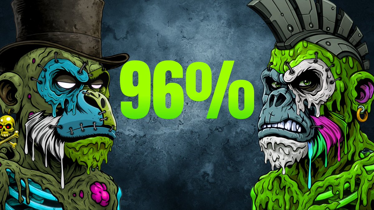 GA Tribe, 
We are rapidly approaching a ZMB3YS sell out with over 96% minted. Sub 200 to go and a 1:1 yet to appear. 🔥

Last chance to mint. 👇
nftlaunch.app/mint/zmb3ys

Join us during the Jungle Juice today at 2pm EST.
x.com/i/spaces/1yNGa…
🧃🧃🧃🧃🧃