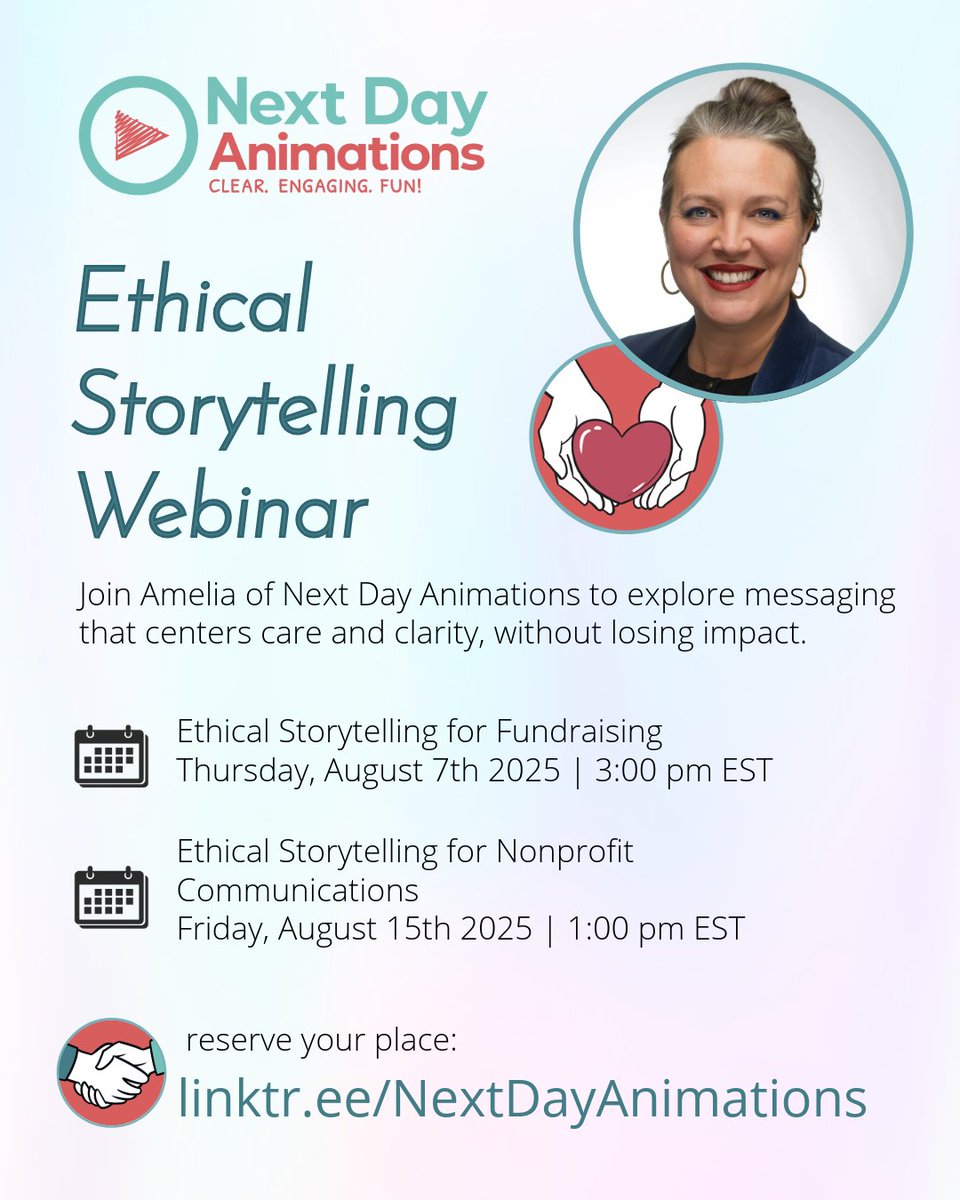 In upcoming webinars, we’ll share what we've learned about telling stories with impact and integrity 💡

These sessions will include real-world examples, storytelling tips, and strategies to amplify your message without compromising ethics.

Sign up using the link in our bio!