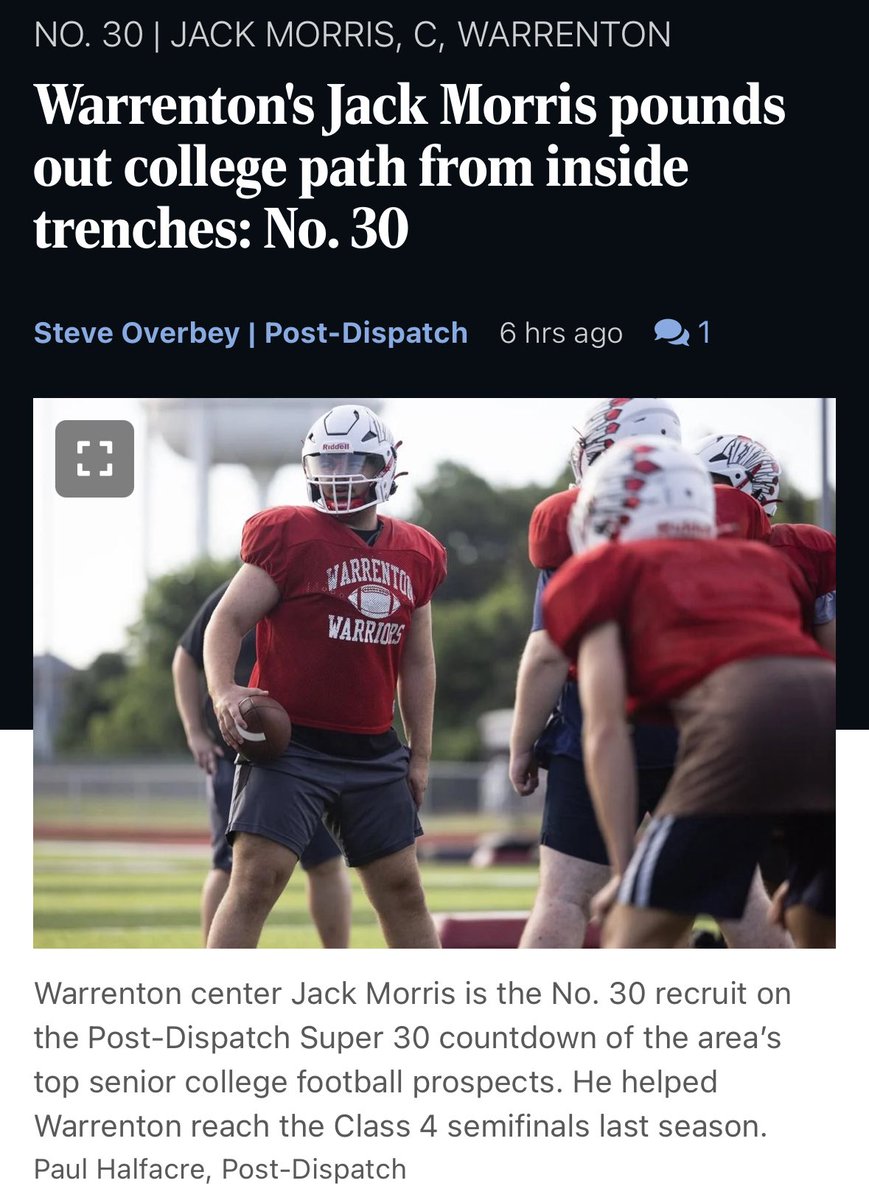 blessed to be rated the 30th best recruit in the stl area! 

here’s the article stltoday.com/sports/high-sc…