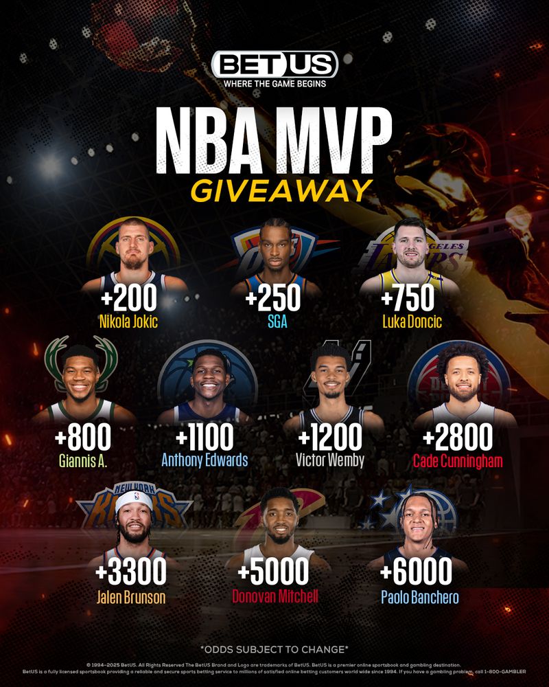 The NBA MVP race is here! 🔥🏆

Who’s your pick to take the crown this season? 👀

Drop your answer in the comments ⬇️

We’re giving away $25 FREEPLAY to 3 lucky fans who comment this post! 💸 

Bet now ➡️ bit.ly/BetUSJoinPage

 #NBAMVP #Freeplay #NBA2025 #Giveaway