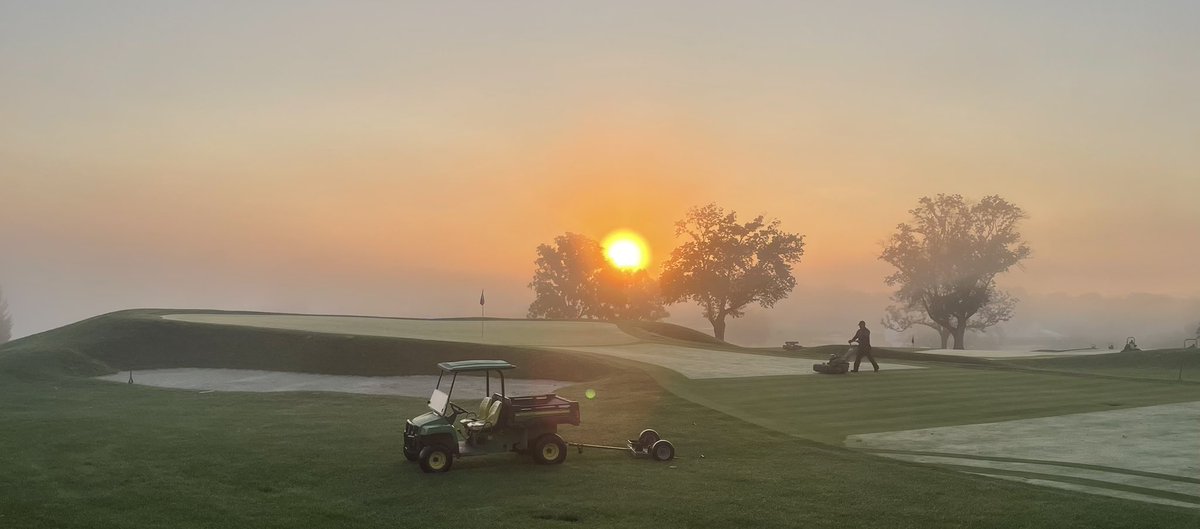 Morning mow 🌅