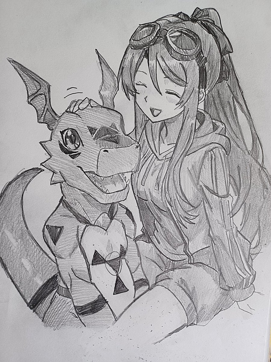 Digimon Tamer Laura S Arseid and Guilmon for <a href="/Crispytp91/">CrispyTP | @ Kamen Rider Grendel Cour 2 | Ys X</a>