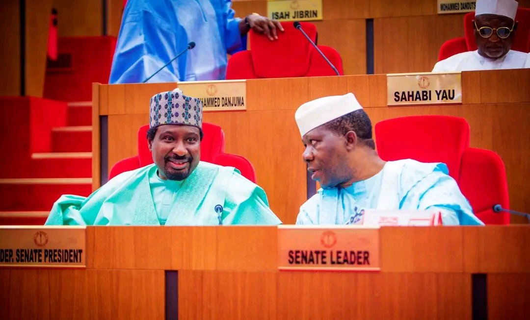 Deputy President of the Senate, Dr. Barau I. Jibrin <a href="/barauijibrin/">Barau I. Jibrin</a>, Congratulates Senator (Dr.) Michael Opeyemi Bamidele, CON, Leader of the 10th Senate, on his 62nd birthday.