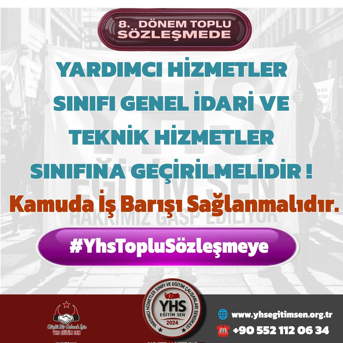 Artık bu adaletsizlik sona ermeli, YHS personeli görev ve eğitim durumlarına uygun şekilde Genel İdari Hizmetler (GİH) veya Teknik Hizmetler Sınıfı (THS) kadrolarına geçirilmelidir.

Bu, hem kamu verimliliği hem de çalışan memnuniyeti açısından gecikmiş bir gerekliliktir.
YHS