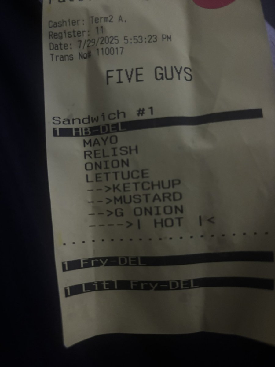 AdamLPreece's tweet photo. Ordered a cheeky five guys 40 percent off and this combo with a double burger omg the bollocks!! 💯🙌 https://t.co/FxQl3rJNvS