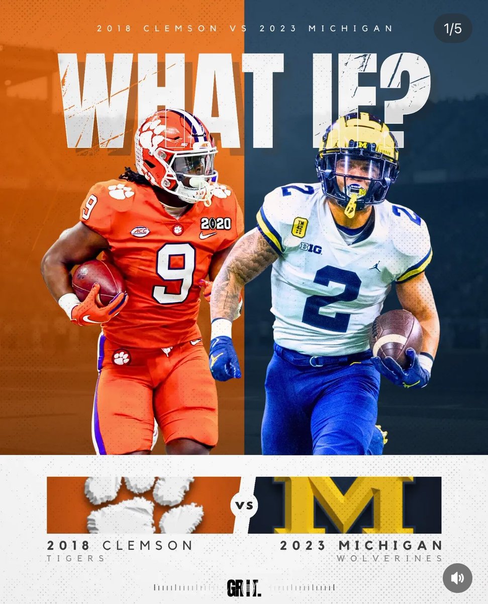 I’m sorry 2018 Clemson is putting belt to ass and nobody is telling me otherwise