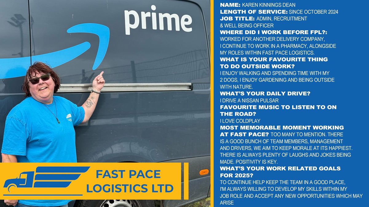 FastPaceLog's tweet image. Join us as we meet some of the key members of a team 💙💛