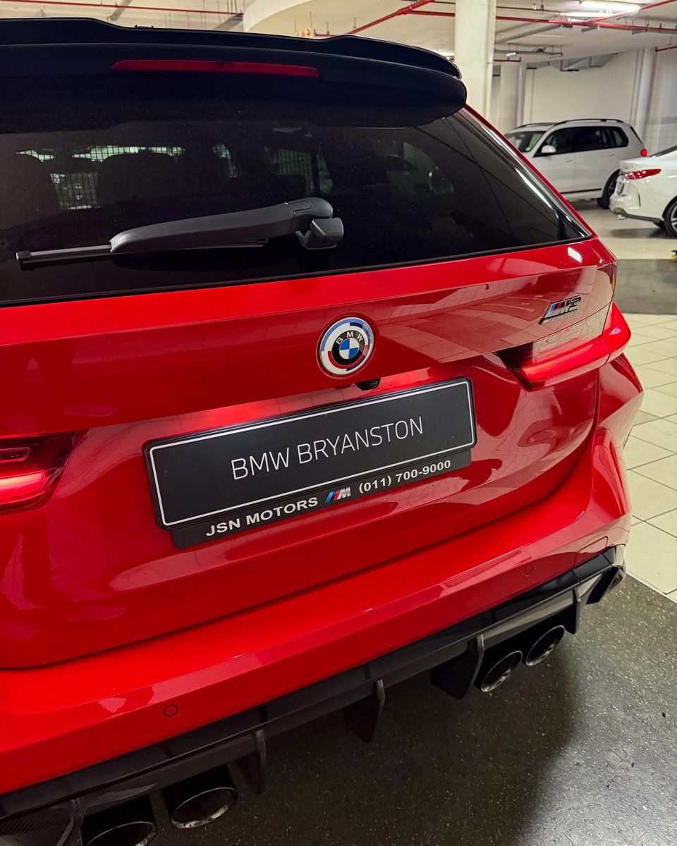 BMW M3 Competition Touring in Toronto Red Metallic. 👌
