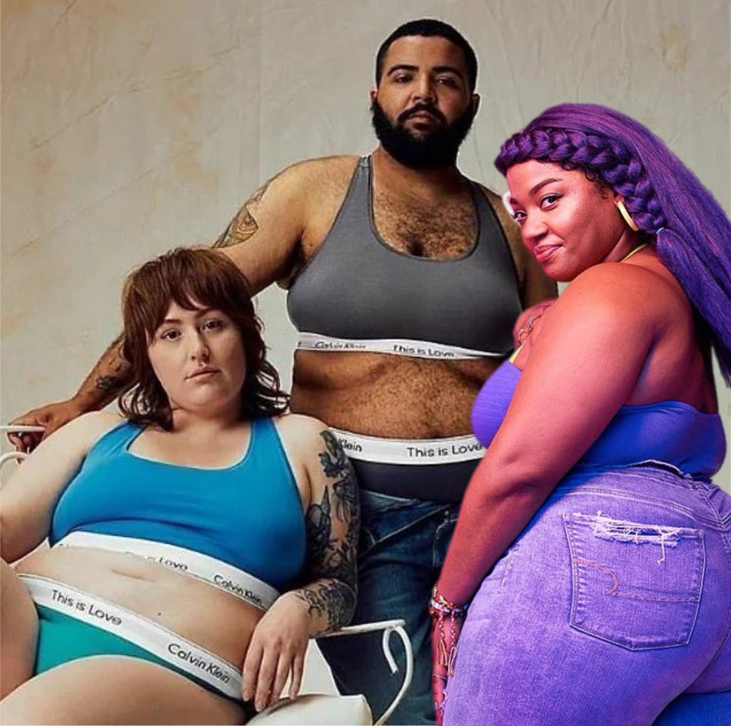 theDeJonReid's tweet photo. In 2019-2022, every clothing company made it a point to lecture us about praising the genes and appearances of obese women and “pregnant” men. 

In 2025, a woman with blue eyes acknowledges that she has blue eyes, and suddenly it’s “eugenics”. https://t.co/keLt9BZszc