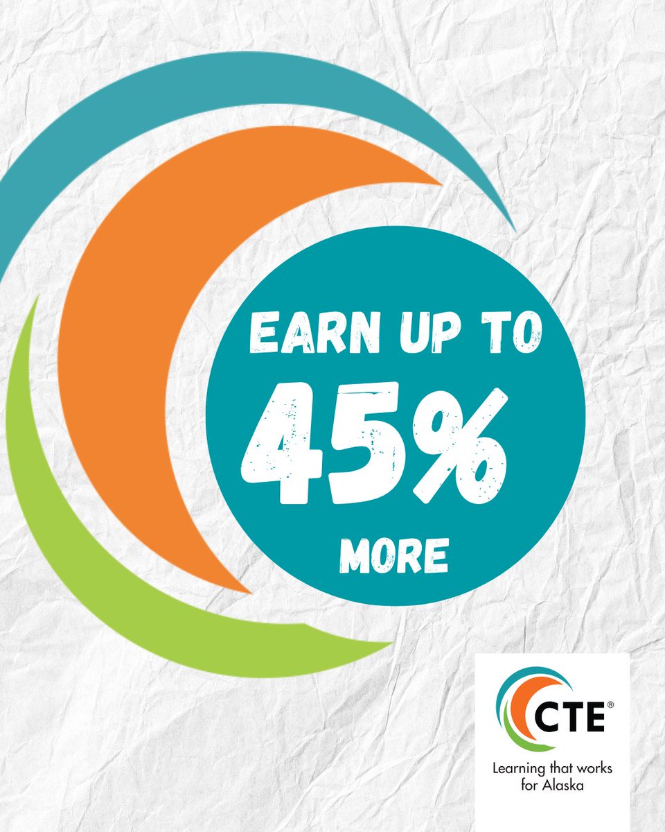 Cost of living is a hot topic today and important for graduates to understand. CTE students can earn up to 45% more per year than non-CTE students. 

#CTE #ASDCTE #IamReadyAK #IamSTEMak #Internship #CareerReady #CollegeReady #LifeReady