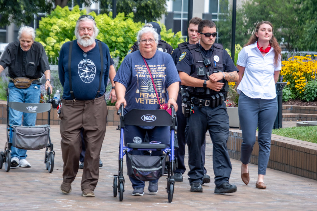 Six West Virginians face sentencing this Wednesday, July 30, for peacefully protesting Sen. Capito’s vote to cut Medicaid &amp; SNAP for tax breaks for the rich. Show up to support them &amp; stand for healthcare justice.

👉 Municipal Court, 501 Virginia St E, Charleston
🕒 2:30 PM