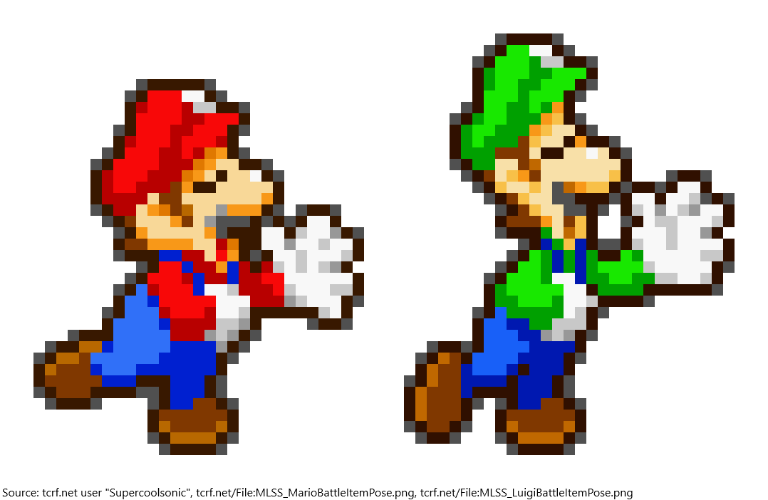 Supper Mario Broth (@mariobrothblog) on Twitter photo Mario & Luigi: Superstar Saga contains an unused animation for Mario and Luigi after eating a Mushroom in battle whereby they would have assumed a whimsical delighted pose to show how much they enjoyed it, as though breaking out in song. Mario & Luigi: Superstar Saga contains an unused animation for Mario and Luigi after eating a Mushroom in battle whereby they would have assumed a whimsical delighted pose to show how much they enjoyed it, as though breaking out in song.