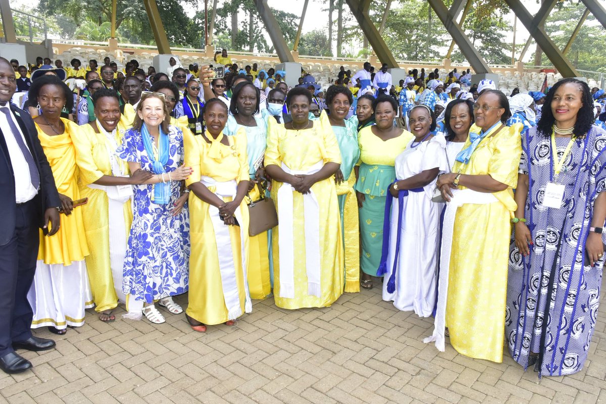 BAVULE Official Posts 🇺🇬 (@bavuleofficial) on Twitter photo The Vice President H.E <a href="/jessica_alupo/">Vice President Jessica Alupo</a>, earlier today, representing H.E <a href="/KagutaMuseveni/">Yoweri K Museveni</a>, addressed thousands of African women during the opening ceremony of the Africa Region of the World Union of Catholic Women’s Organisations conference at Namugongo martyrs shrine under the The Vice President H.E <a href="/jessica_alupo/">Vice President Jessica Alupo</a>, earlier today, representing H.E <a href="/KagutaMuseveni/">Yoweri K Museveni</a>, addressed thousands of African women during the opening ceremony of the Africa Region of the World Union of Catholic Women’s Organisations conference at Namugongo martyrs shrine under the