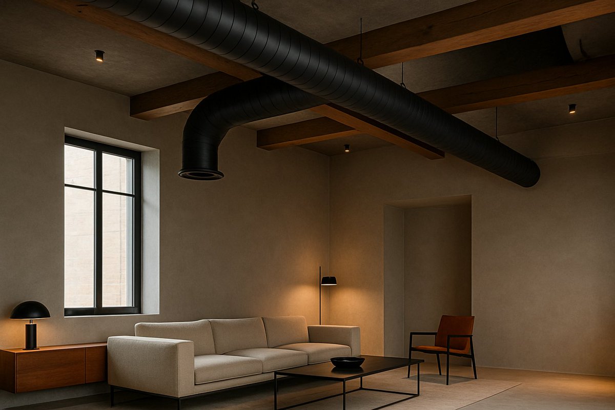 Who says ductwork has to hide? 🌀 Turn exposed pipes into bold design statements with these pro tips for stylish, industrial-inspired interiors. #industrialstyle #ceilingdesign #exposedducts

Read more: mydecorative.com/?p=116727