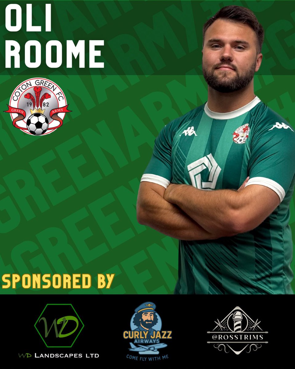Coton Green FC (@cotongreenfc) on Twitter photo โญ๏ธ | SPONSOR SHOUTOUT
Sponsors are a huge part of helping non-league clubs run, and we want to say a massive thank you to the player sponsors of our forward <a href="/_OliRoome/">Oli Roome</a> ๐๐ป
โก๏ธ WD Landscapes
โก๏ธ Curly Jazz Airways
โก๏ธ Rosstrims
Thank you for your support for the season ๐ค๐ป
๐ขโซ๏ธ๐ด โญ๏ธ | SPONSOR SHOUTOUT
Sponsors are a huge part of helping non-league clubs run, and we want to say a massive thank you to the player sponsors of our forward <a href="/_OliRoome/">Oli Roome</a> ๐๐ป
โก๏ธ WD Landscapes
โก๏ธ Curly Jazz Airways
โก๏ธ Rosstrims
Thank you for your support for the season ๐ค๐ป
๐ขโซ๏ธ๐ด
