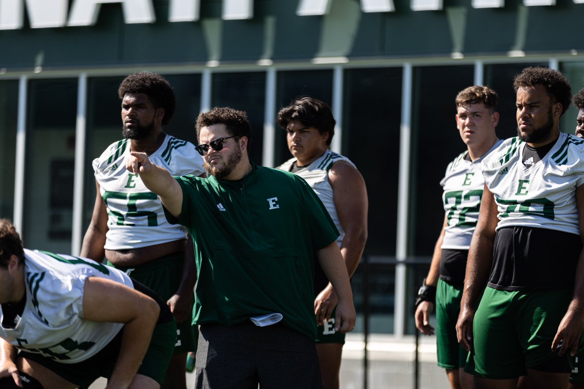 Year 8 underway!

Report day for <a href="/EMUFB/">Eastern Michigan Football</a>! Grateful each day for the opportunity to coach the game I love.

#ETOUGH⛓️ #TheClimb
