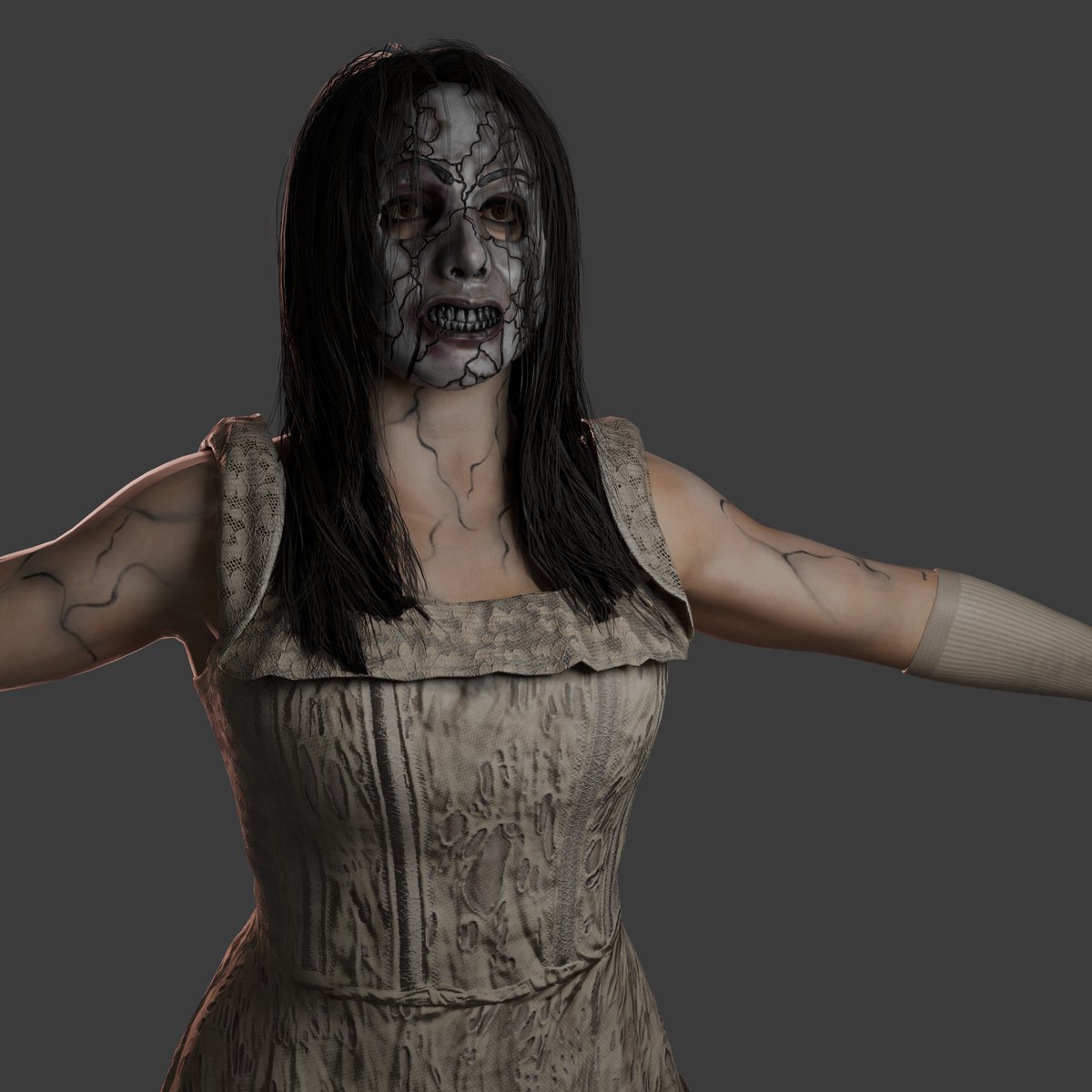 RogueSugahPunk's tweet image. Pay attention, bitch. #WWE2K25 #BlenderCycles