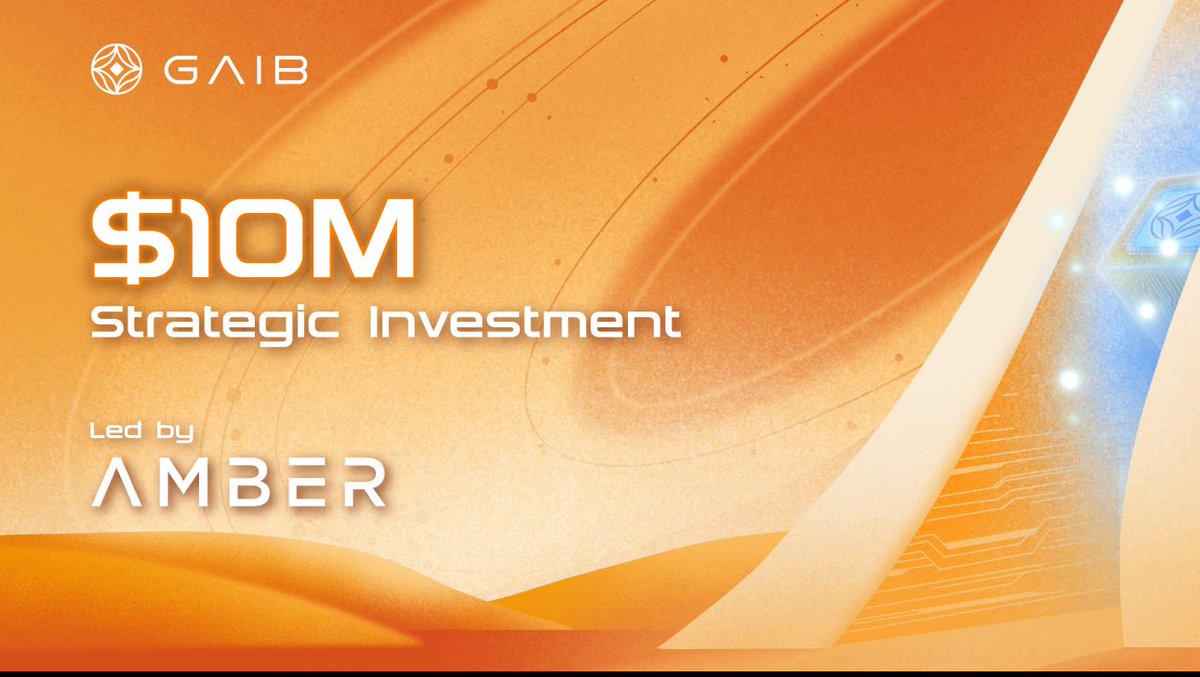 Look-man.mph (Ø,G) 🐨 (@lookyegbe) on Twitter photo 🚨 More capital → more compute → more value for the ecosystem. Here we gooo !!!
<a href="/gaib_ai/">GAIB 🟠 | RWAiFi</a> just raised $10M in a strategic round led by <a href="/ambergroup_io/">Amber Group</a>. This isn’t just a raise , it’s a signal.
GAIB is turning enterprise-grade GPUs into tokenized financial assets, backed by 🚨 More capital → more compute → more value for the ecosystem. Here we gooo !!!
<a href="/gaib_ai/">GAIB 🟠 | RWAiFi</a> just raised $10M in a strategic round led by <a href="/ambergroup_io/">Amber Group</a>. This isn’t just a raise , it’s a signal.
GAIB is turning enterprise-grade GPUs into tokenized financial assets, backed by