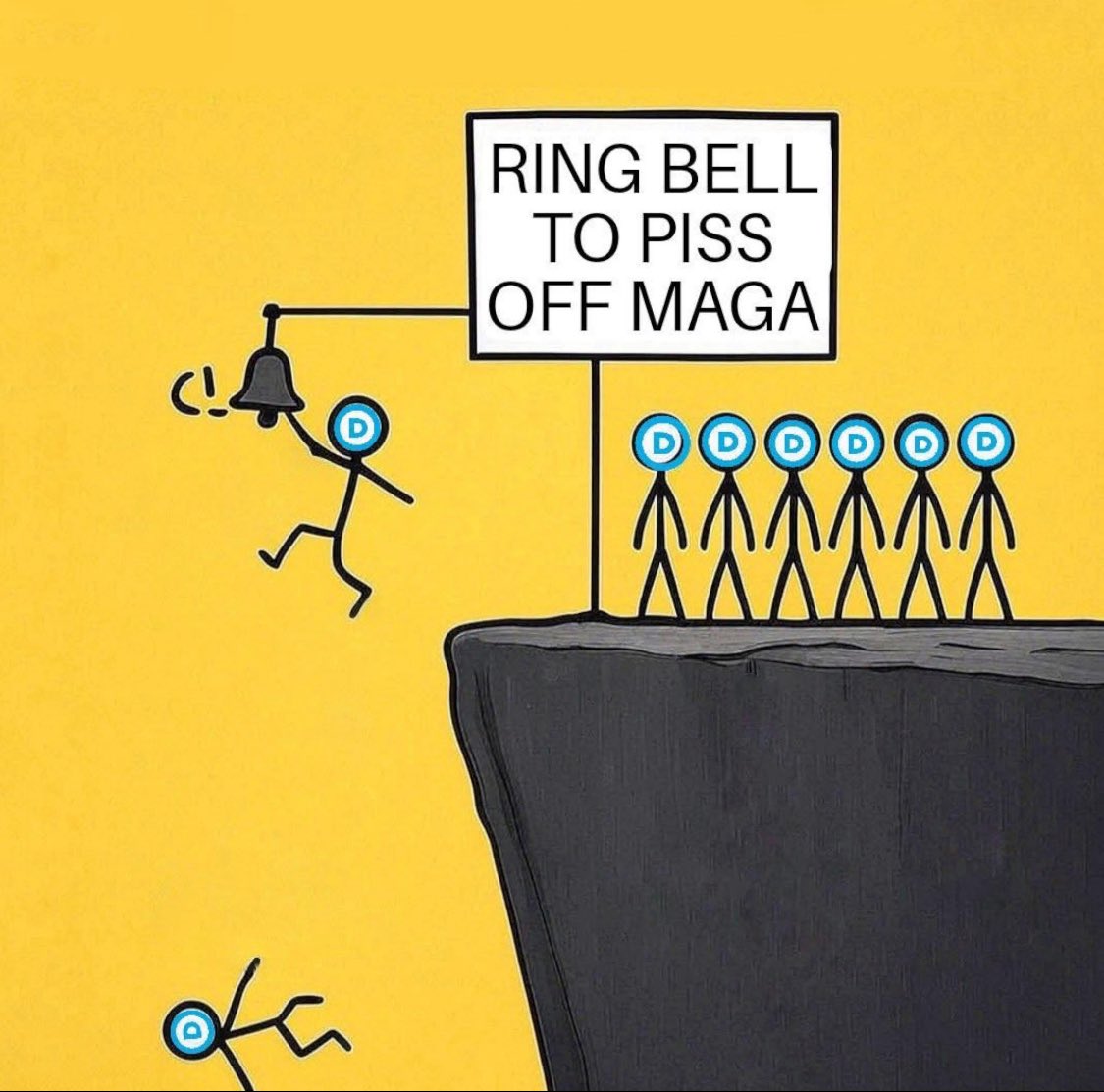 The leftists would do it, literally