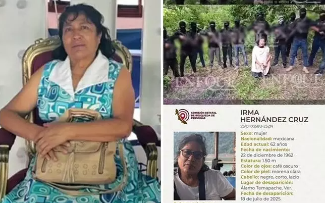 Enea Salgado (@enea_salgado) on Twitter photo No estaba en su casa ni manejaba su taxi cuando sufrió el infarto, estaba secuestrada por criminales que extorsionan y asesinan con total impunidad.
Murió sola, lejos de sus seres queridos, murió de miedo.
Irma Hernández Cruz no debió morir, les guste o no; entendió <a href="/rocionahle/">Rocío Nahle</a>? No estaba en su casa ni manejaba su taxi cuando sufrió el infarto, estaba secuestrada por criminales que extorsionan y asesinan con total impunidad.
Murió sola, lejos de sus seres queridos, murió de miedo.
Irma Hernández Cruz no debió morir, les guste o no; entendió <a href="/rocionahle/">Rocío Nahle</a>?