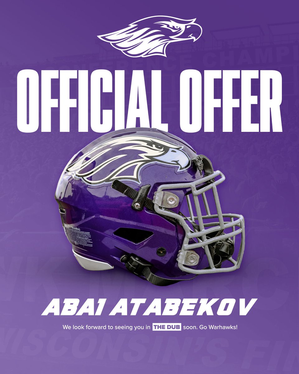 After a great conversation with <a href="/BryceCross8/">Coach Cross</a> , I’m blessed to receive an offer from UW-Whitewater. I’m grateful for this opportunity. <a href="/SHSpatFB/">SHS Patriot FB</a> <a href="/PrepRedzoneIL/">Prep Redzone Illinois</a>