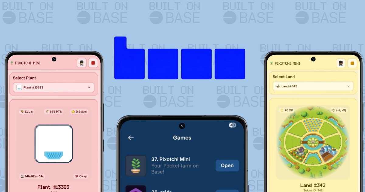 What are you waiting for?

Visit mini.pixotchi.tech or search for Pixotchi Mini on <a href="/baseapp/">Base app</a> and begin your journey with these codes:

BDRKARUU
M9PUC5RA

Help us build the next best miniapp on <a href="/base/">Base</a> and get rewarded for it! 🌱
