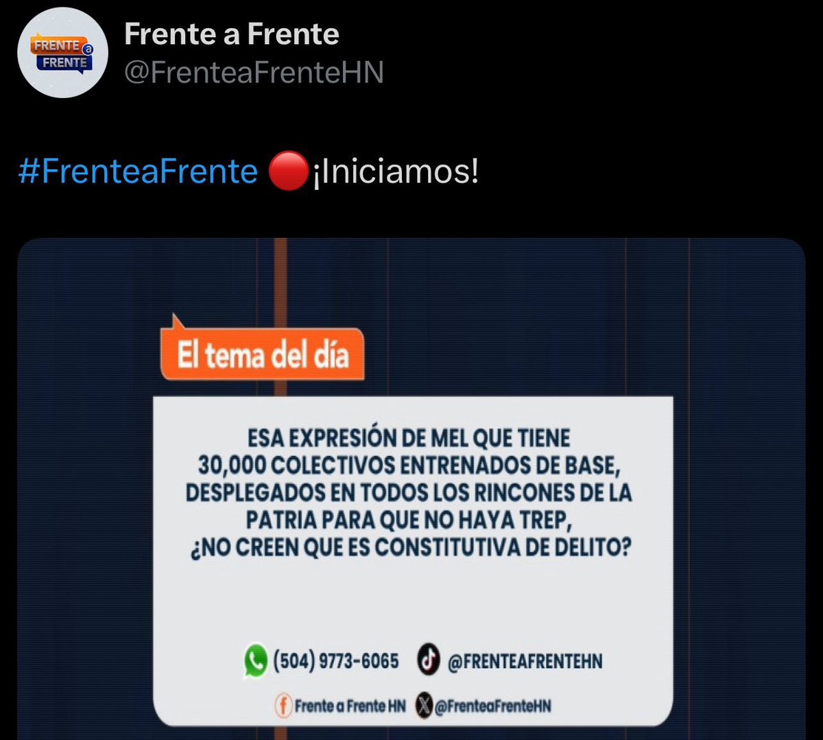 Los cómplices del golpe de Estado, de fraudes electorales y del saqueo de miles de millones de lempiras quieren establecer la narrativa que LIBRE no quiere elecciones o está preparando un fraude. Las hechos hablan más que mil palabras, esos colectivos alzamos la voz de forma