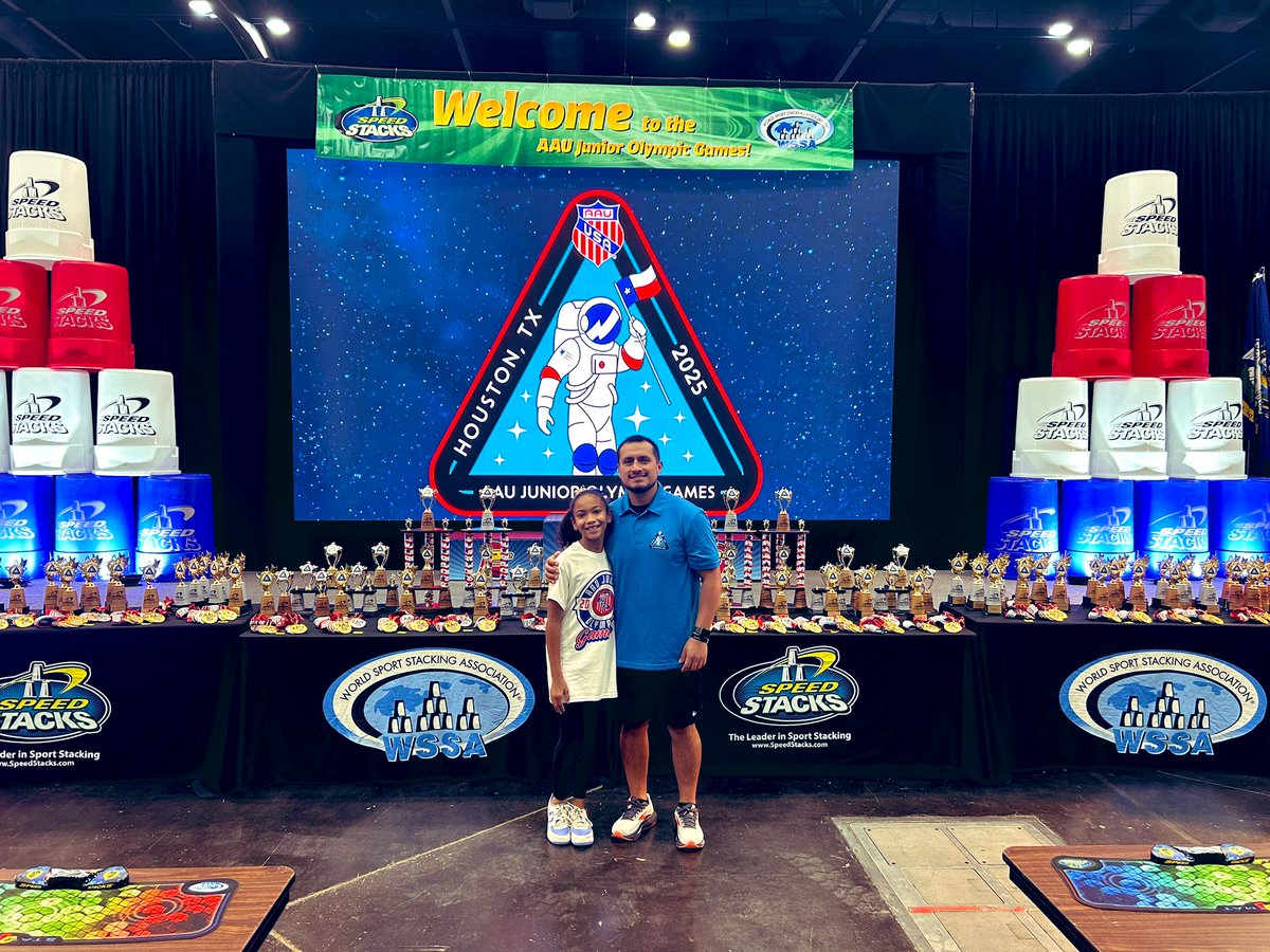 Juan Juarez (@juan_juarez3) on Twitter photo Huge thanks to <a href="/SpeedStacksInc/">Speed Stacks Inc.</a> for the opportunity to be a part of this year’s AAU Junior Olympic Games Sport Stacking Championships in Houston, TX!
Shoutout to our amazing <a href="/NISD/">Northside ISD</a> stackers who competed & earned top spots in multiple individual & team events so proud of you all! Huge thanks to <a href="/SpeedStacksInc/">Speed Stacks Inc.</a> for the opportunity to be a part of this year’s AAU Junior Olympic Games Sport Stacking Championships in Houston, TX!
Shoutout to our amazing <a href="/NISD/">Northside ISD</a> stackers who competed & earned top spots in multiple individual & team events so proud of you all!
