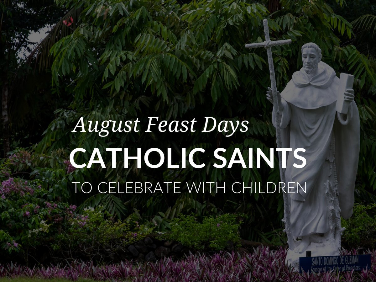 Printable Activities to Celebrate Saint Feast Days in August: hubs.ly/Q03zn2ZD0

#Catholic #Catholics #feastdays #CatholicEducation #ReligiousEducation #CatholicSchool #PrayerService #CatholicKids #CatholicSchools #CatholicEdchat #FaithFormation #Catechism #SadlierReligion
