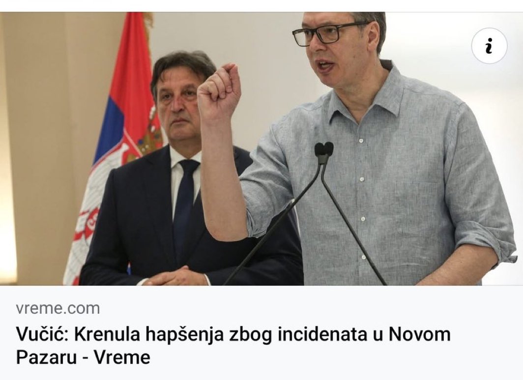 Samo javite, ima nas advokata dovoljno koji ćemo da sednemo u kola, brzo stignemo u Novi Pazar, Kraljevo… kao pre toga u Novi Sad, Beograd, Užice ili Valjevo, i branimo, branimo, branimo, branimo, branimo, branimo - DO KONAČNE POBEDE!!!

Nema straha, Srbija mora biti slobodna