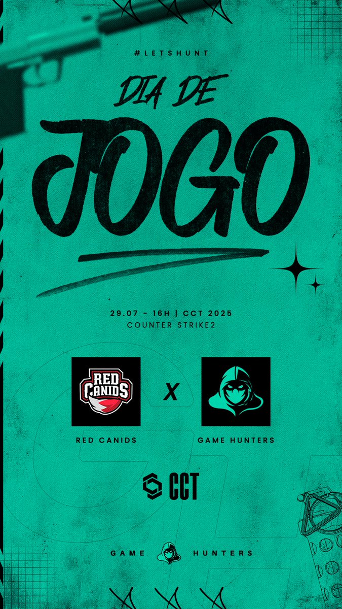 GameHunters (@gamehunterscs2) on Twitter photo Bora buscar o 3
Logo mais estaremos dentro do servidor contra Red Canids!
Vamos caçar ate o fim esse time de vermelho para garantir nossa vaga nos playoffs!
#letsHunt <a href="/abrfps/">Abraão Campagnac</a> <a href="/CCT_CS/">Champion of Champions Tour CS2</a> <a href="/rock1fps/">rock</a> <a href="/demofps/">Matheus Yokomizo</a> <a href="/prtfps/">Matheus Scuvero</a> <a href="/LichFPS/">Erick Carvalho</a> <a href="/mellocs_/">mello</a> <a href="/RICIOLI_/">RICIOLI</a> Bora buscar o 3
Logo mais estaremos dentro do servidor contra Red Canids!
Vamos caçar ate o fim esse time de vermelho para garantir nossa vaga nos playoffs!
#letsHunt <a href="/abrfps/">Abraão Campagnac</a> <a href="/CCT_CS/">Champion of Champions Tour CS2</a> <a href="/rock1fps/">rock</a> <a href="/demofps/">Matheus Yokomizo</a> <a href="/prtfps/">Matheus Scuvero</a> <a href="/LichFPS/">Erick Carvalho</a> <a href="/mellocs_/">mello</a> <a href="/RICIOLI_/">RICIOLI</a>