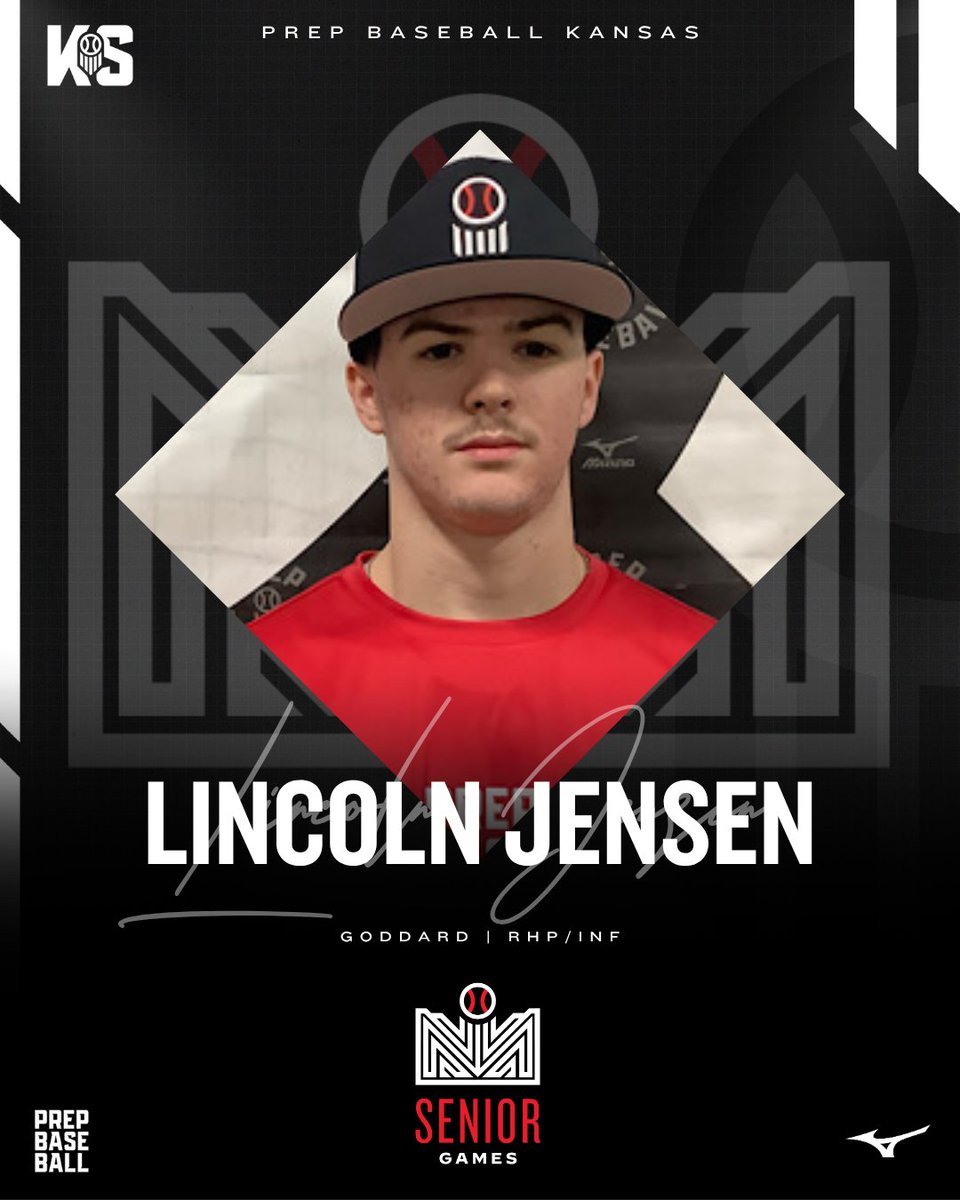 Prep Baseball Kansas (@prepbaseballks) on Twitter photo 𝗜𝗡𝗩𝗜𝗧𝗘 𝗔𝗖𝗖𝗘𝗣𝗧𝗘𝗗 ✅
RHP/INF Lincoln Jensen (Goddard) is locked to represent Team Kansas at the 2025 Prep Baseball Central Super Senior Games in Kansas City! #CSSrG25
👤: loom.ly/gBR8aBU // <a href="/LincolnJensen3/">Lincoln Jensen</a> 𝗜𝗡𝗩𝗜𝗧𝗘 𝗔𝗖𝗖𝗘𝗣𝗧𝗘𝗗 ✅
RHP/INF Lincoln Jensen (Goddard) is locked to represent Team Kansas at the 2025 Prep Baseball Central Super Senior Games in Kansas City! #CSSrG25
👤: loom.ly/gBR8aBU // <a href="/LincolnJensen3/">Lincoln Jensen</a>