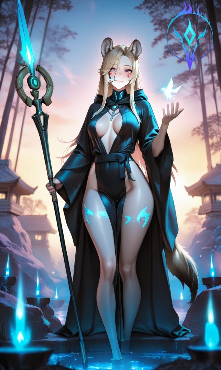 RadiantRunt's tweet photo. The Memory Wanderer
Where silence speaks, he walks.
Oddori, keeper of ember-thoughts, wanders through ancient heights with the weight of memory etched into every step.
#AIArt #PixAI #Flamecore #SpiritualSciFi #AnthroFantasy https://t.co/c8m0xbwWSB