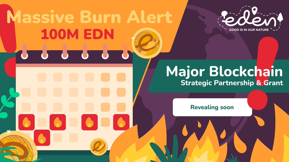 🚨 Another batch of $EDN just vanished from circulation!
5/5 🔥

📆 Calendar:
☑️ 21.07 ($16K)
☑️ 23.07 ($32.5K)
☑️ 25.07 ($47k)
☑️ 27.07 ($62k)
☑️ 29.07 ($76,5k)

Meanwhile… something BIG is loading 👀

Tx in comments.