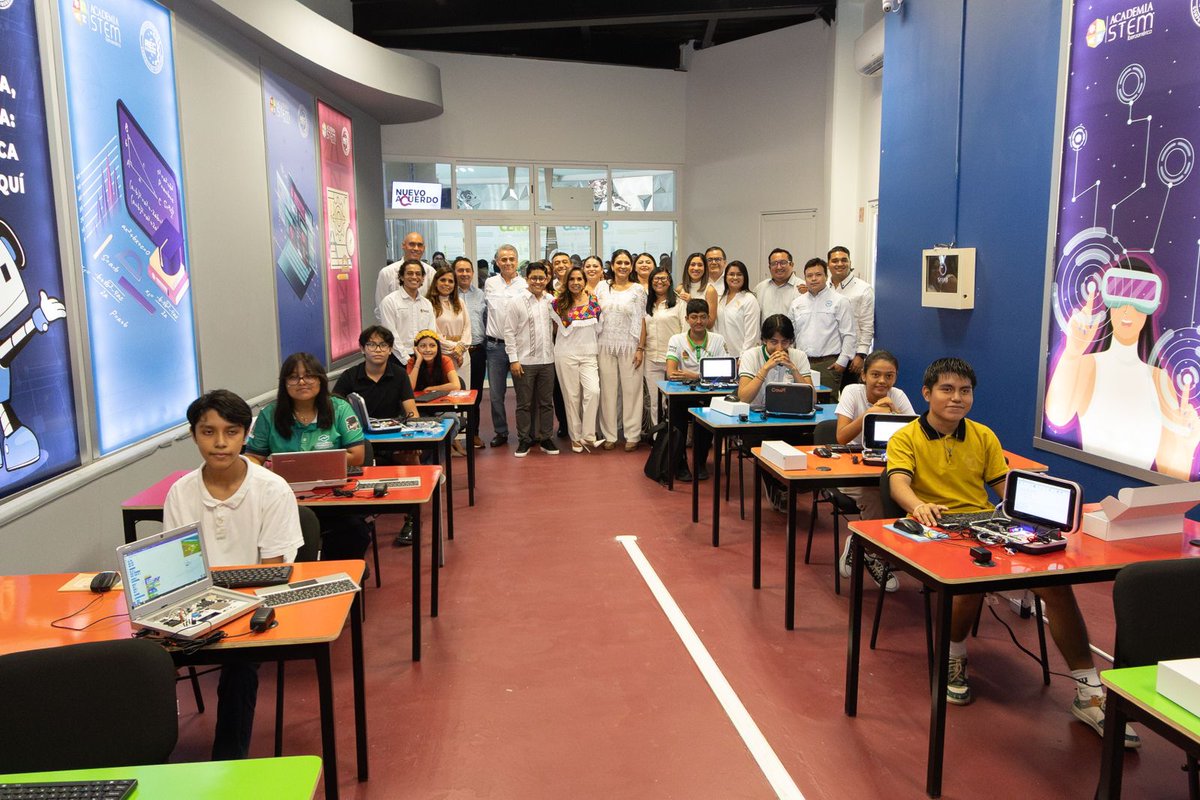 Cristopher Malpica (@cristopher35) on Twitter photo 🧪 Gracias al invaluable apoyo de nuestra Gobernadora <a href="/MaraLezama/">Mara Lezama</a> realizamos la inauguración del Primer Centro STEM en Quintana Roo en nuestro renovado <a href="/PlanetarioPlaya/">Planetario Playa</a>. 🧠💡 🧪 Gracias al invaluable apoyo de nuestra Gobernadora <a href="/MaraLezama/">Mara Lezama</a> realizamos la inauguración del Primer Centro STEM en Quintana Roo en nuestro renovado <a href="/PlanetarioPlaya/">Planetario Playa</a>. 🧠💡