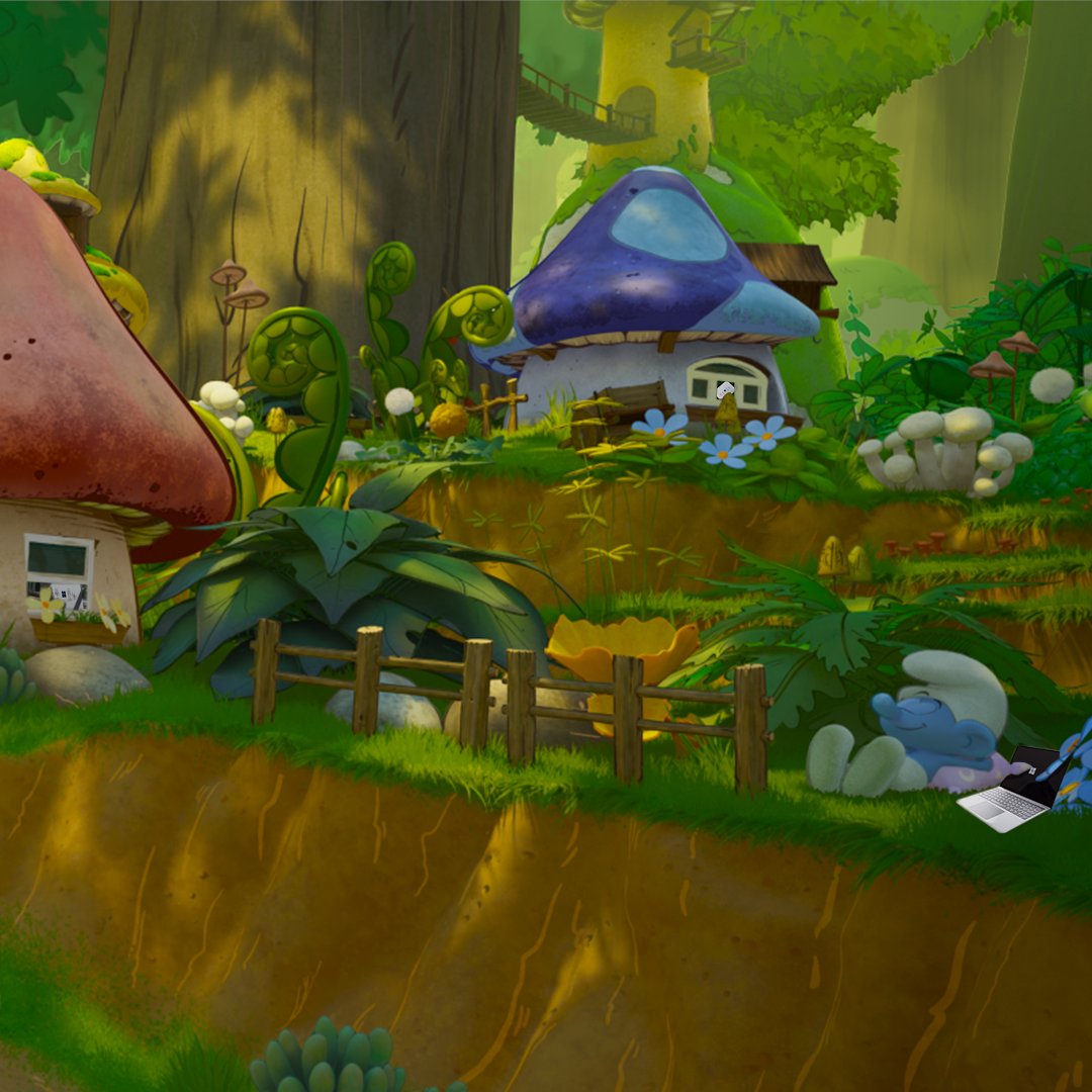We hid some Smurfaces in Smurf Village. Can you find them all? 🔍 

Get your own limited edition 13-inch Surface Laptop now, exclusively on Amazon: msft.it/6016s1sde And go see @Smurfsmovie, in theaters today! #SmurfsMovie