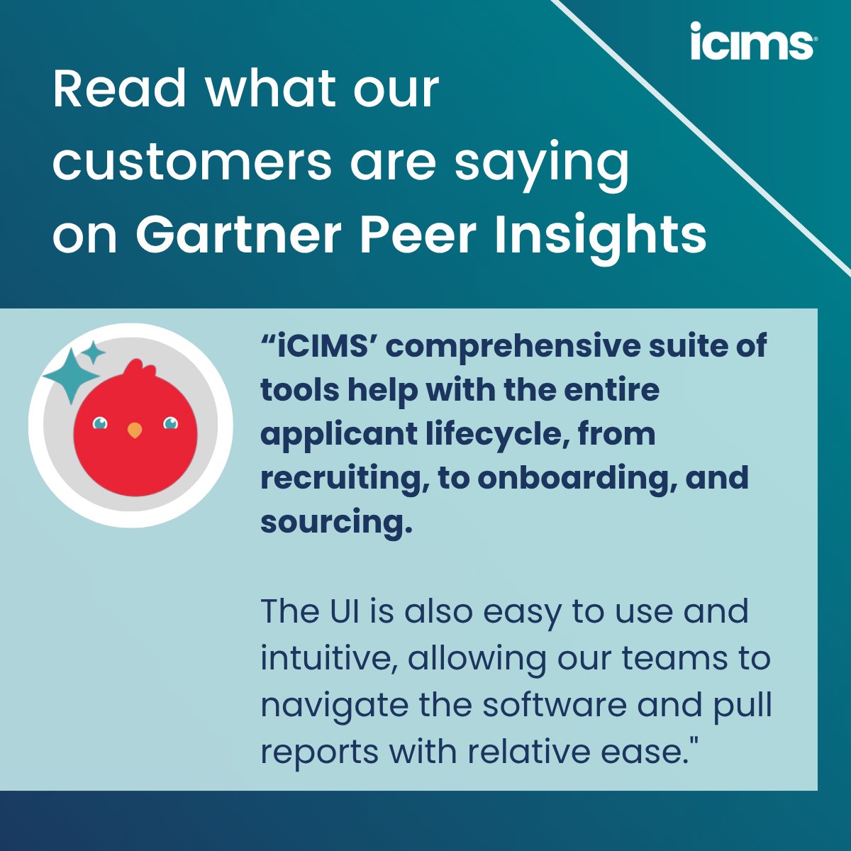 👇 Tap through to hear what our customers are saying about iCIMS.

Thank you to these organizations for the recognition and to our incredible customer community for inspiring us to keep pushing what’s possible in TA tech.

okt.to/38T6Vk