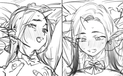 下書き20pまで描けた✨ 