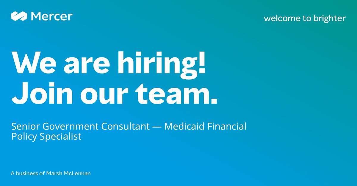 We are #hiring a Senior Government #Consultant — Medicaid Financial Policy Specialist. In this role, you will provide expertise on Medicaid policies, lead project development, and develop innovative solutions for complex issues. #Apply today. bit.ly/45a9Eqy