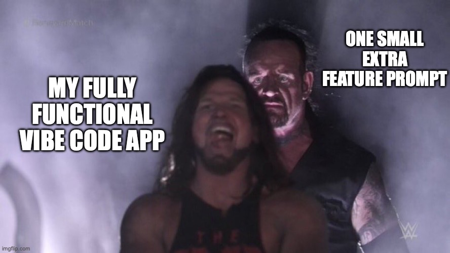 It was going so well...