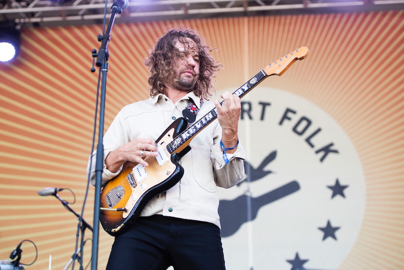 This Is a Photograph of <a href="/kevinmorby/">Kevin Morby</a> from Friday at <a href="/Newportfolkfest/">Newport Folk Fest</a> - QRO photos: qromag.com/kevin-morby-ne…