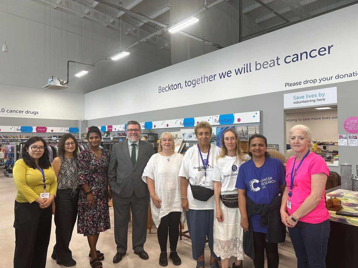 I visited the Cancer Research superstore in Beckton.

They need more donations of furniture so if you have anything in good condition consider donating instead of throwing away. 

They also need more volunteers! Having met the team I would encourage anyone to join them.