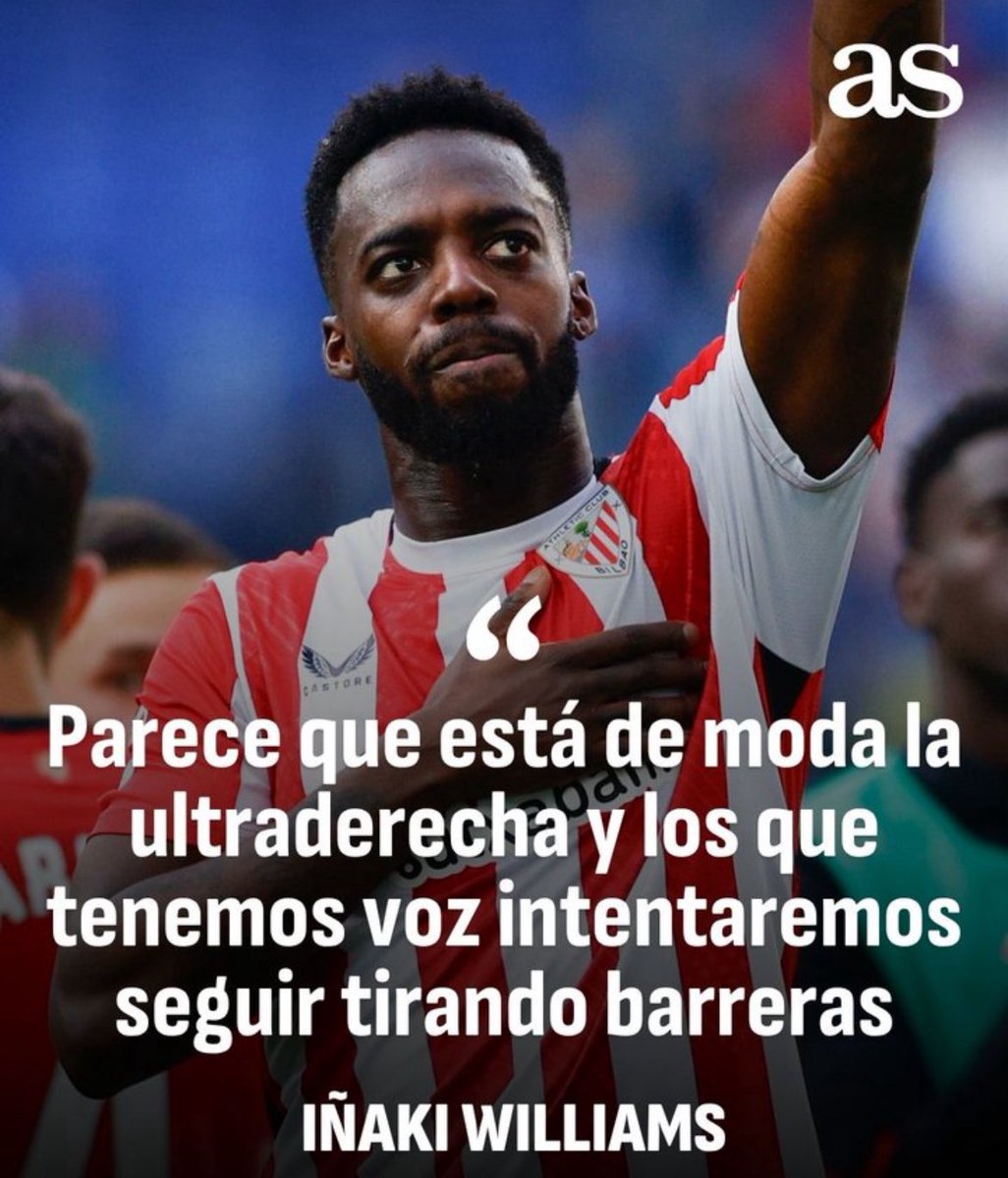 Unai Martín🔴⚪️ (Del famoso Athletic) (@umg1313) on Twitter photo Tenemos todo el hate de la ultraderecha!!
Gracias unas vez más <a href="/Williaaams45/">IÑAKI WILLIAMS ARTHUER</a> !!! Tenemos todo el hate de la ultraderecha!!
Gracias unas vez más <a href="/Williaaams45/">IÑAKI WILLIAMS ARTHUER</a> !!!