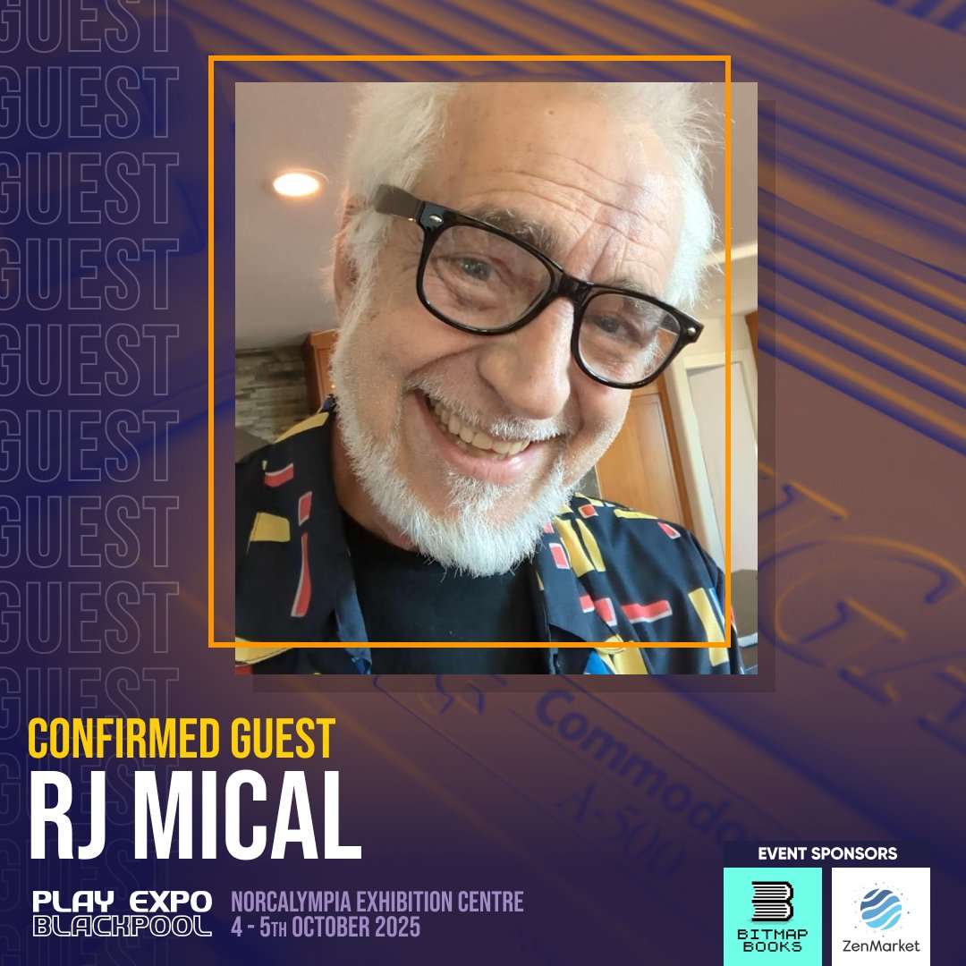 Replay Events (@replayevents) on Twitter photo ๐จ Confirmed guest for PLAY Expo Blackpool 2025 โ RJ Mical! ๐จ
Check out our first guest announcement - playexpoblackpool.com/news/confirmedโฆ
๐ eventbrite.co.uk/e/1098164883729
Event Sponsors
@Bitmap_Books ๐ linktr.ee/bitmapbooks
<a href="/zenmarket_en/">ZenMarket EN</a> ๐พ go.zenmarket.jp/replayevents ๐จ Confirmed guest for PLAY Expo Blackpool 2025 โ RJ Mical! ๐จ
Check out our first guest announcement - playexpoblackpool.com/news/confirmedโฆ
๐ eventbrite.co.uk/e/1098164883729
Event Sponsors
@Bitmap_Books ๐ linktr.ee/bitmapbooks
<a href="/zenmarket_en/">ZenMarket EN</a> ๐พ go.zenmarket.jp/replayevents