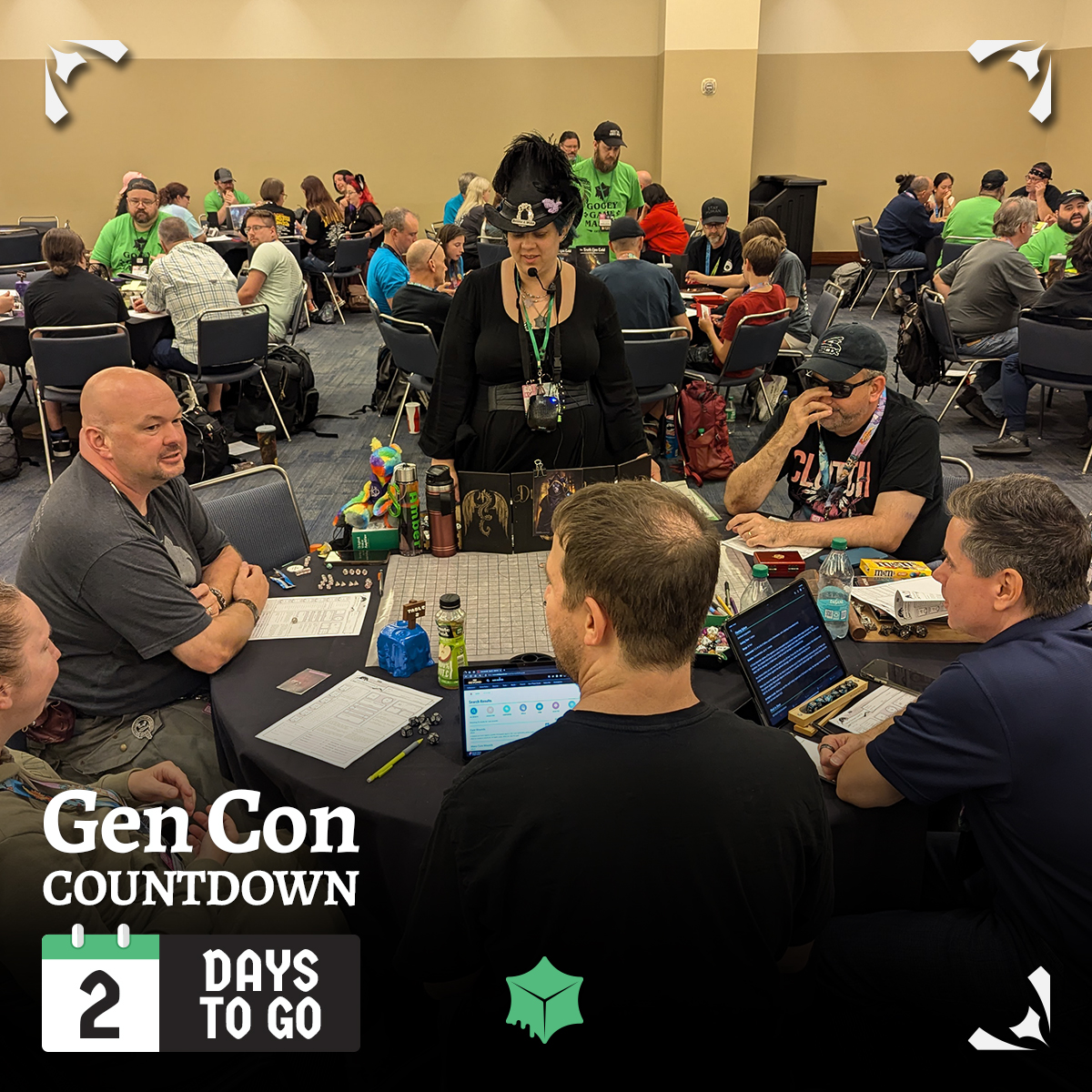 How is it possible?! Only 2 days until Gen Con! Get those last second games in now! We have sold out of Shades of Loss and The Truth Lies Cold! With low tickets available on The Deepest Fear and What Gooey Webs We Weave!

🎟️👉 gencon.com/events?c=indy2…