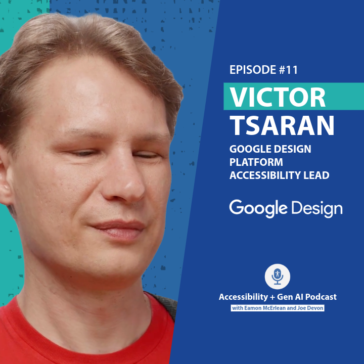 Accessibility and Gen AI Podcast tweet media