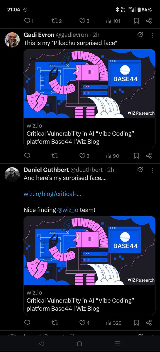 Haha great minds <a href="/gadievron/">Gadi Evron</a> <a href="/dcuthbert/">Daniel Cuthbert</a> 🤣🤣